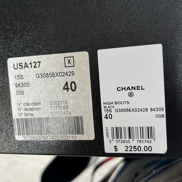 Authentic Chanel. Double sided leather sneaker/boots fabulous camellias all over - Picture 16 of 16